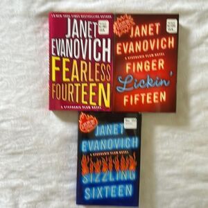 Janet Evanovich Hardcover Book Bundle Plum Novel Fourteen, Fifteen, and Sixteen